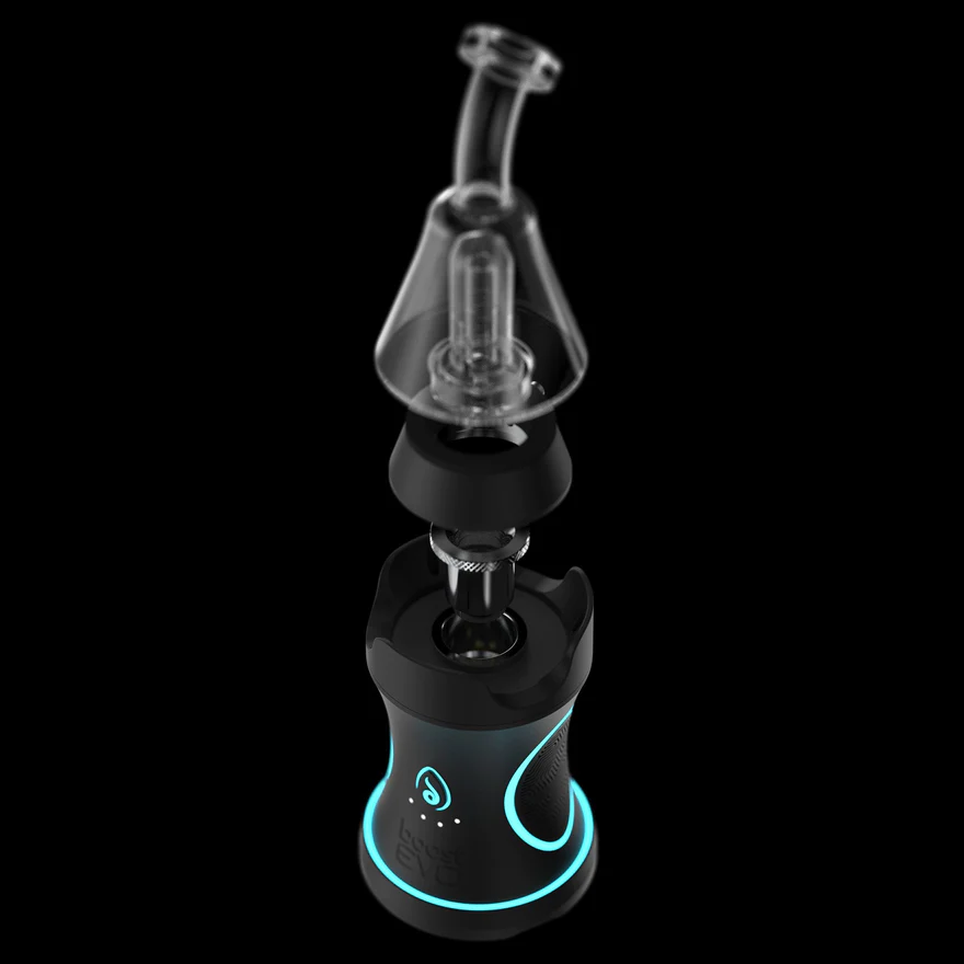 Boost EVO Vaporizer with precision temperature control and Quartz to Glass Vapor Pathway