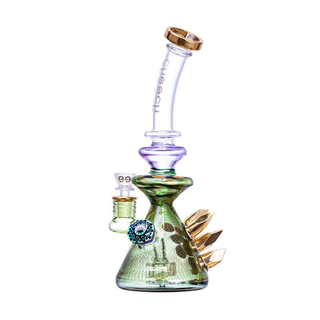 Gold Crystal Rig made of Boro Schott Glass by Hi-Lyfe