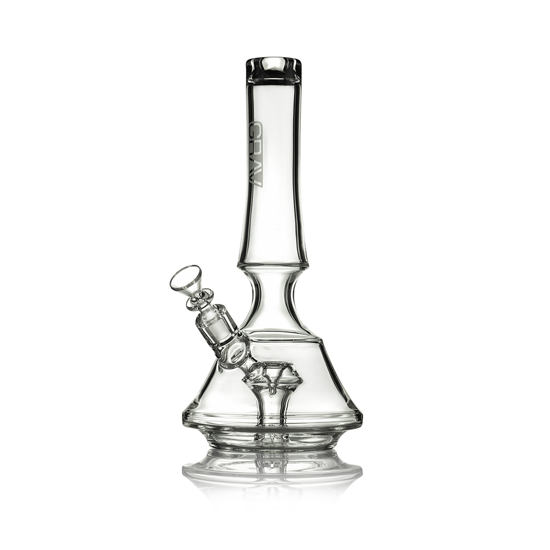 Empress Waterpipe - 13-inch premium glass with 8-cut perc