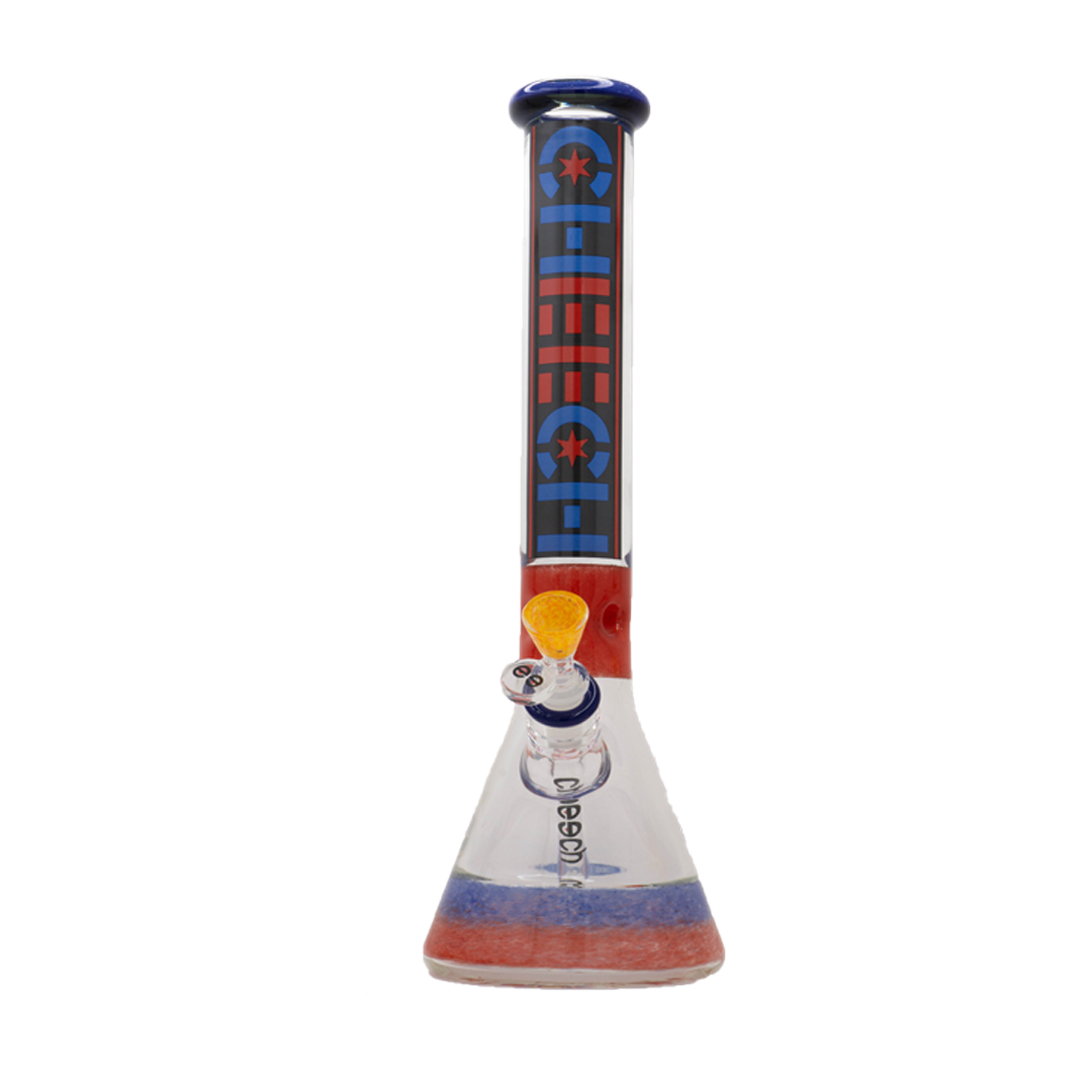 Cheech Retro Beaker 16inch Glass Bong on Hi-Lyfe Store
