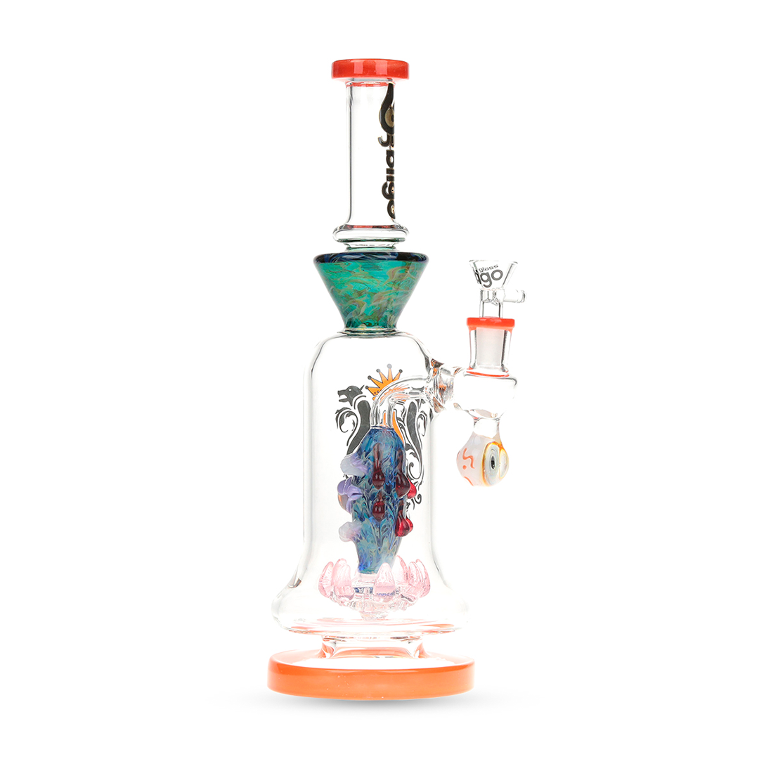 Premium Mouth & Eye Angled Cannabis Pipe by Hi-Lyfe