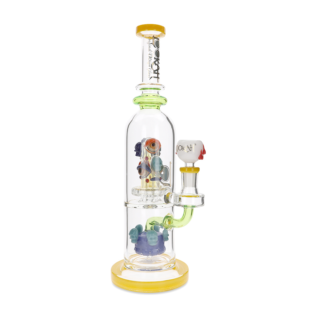 Monster Eye Ball Glass Water Pipe on Hi-Lyfe
