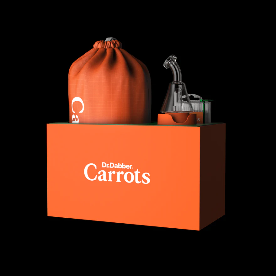 Boost EVO Carrot Edition Vaporizer with Quartz to Glass Vapor Pathway