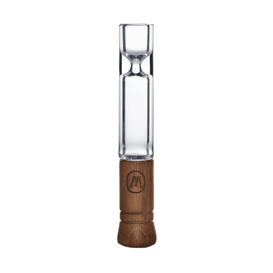 Marley Natural Hand Pipe made of Black Walnut Wood and Glass