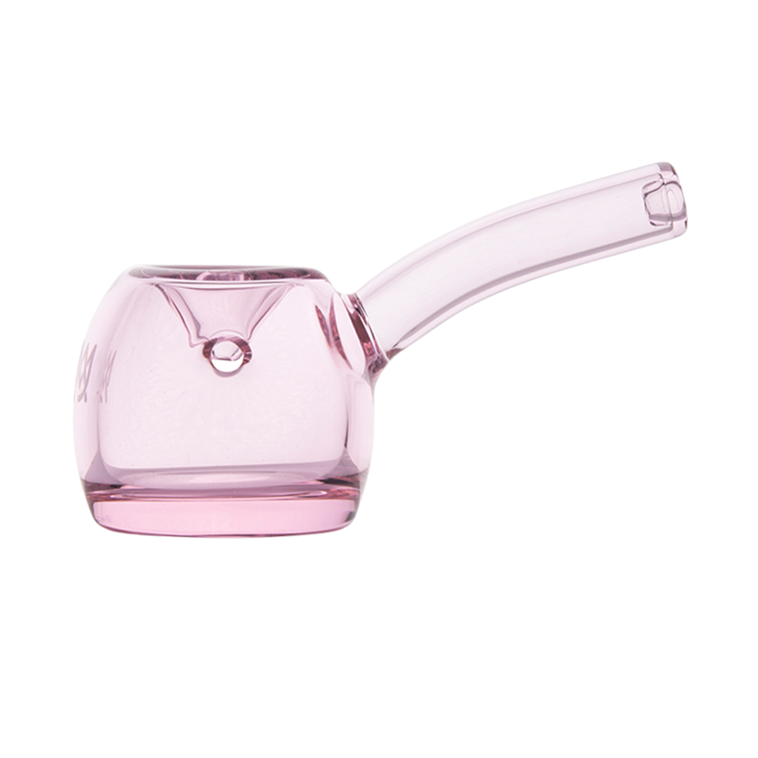 Perch Hand Pipe made of Premium Borosilicate Glass available in various colors at Hi-Lyfe