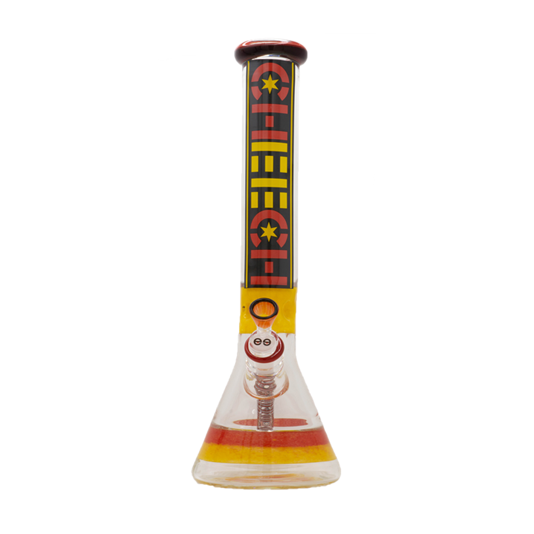 Cheech Retro Beaker 16inch Glass Bong on Hi-Lyfe Store