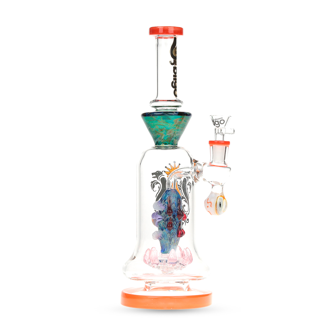 Premium Mouth & Eye Angled Cannabis Pipe by Hi-Lyfe