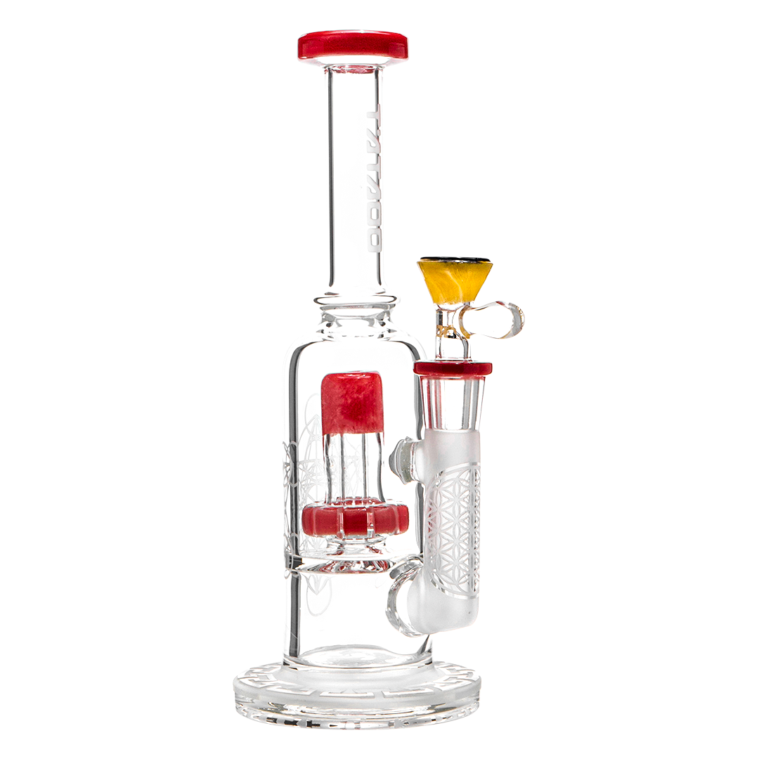 Hi-Lyfe Straight Tube Capsule in Clear, Teal, and Yellow