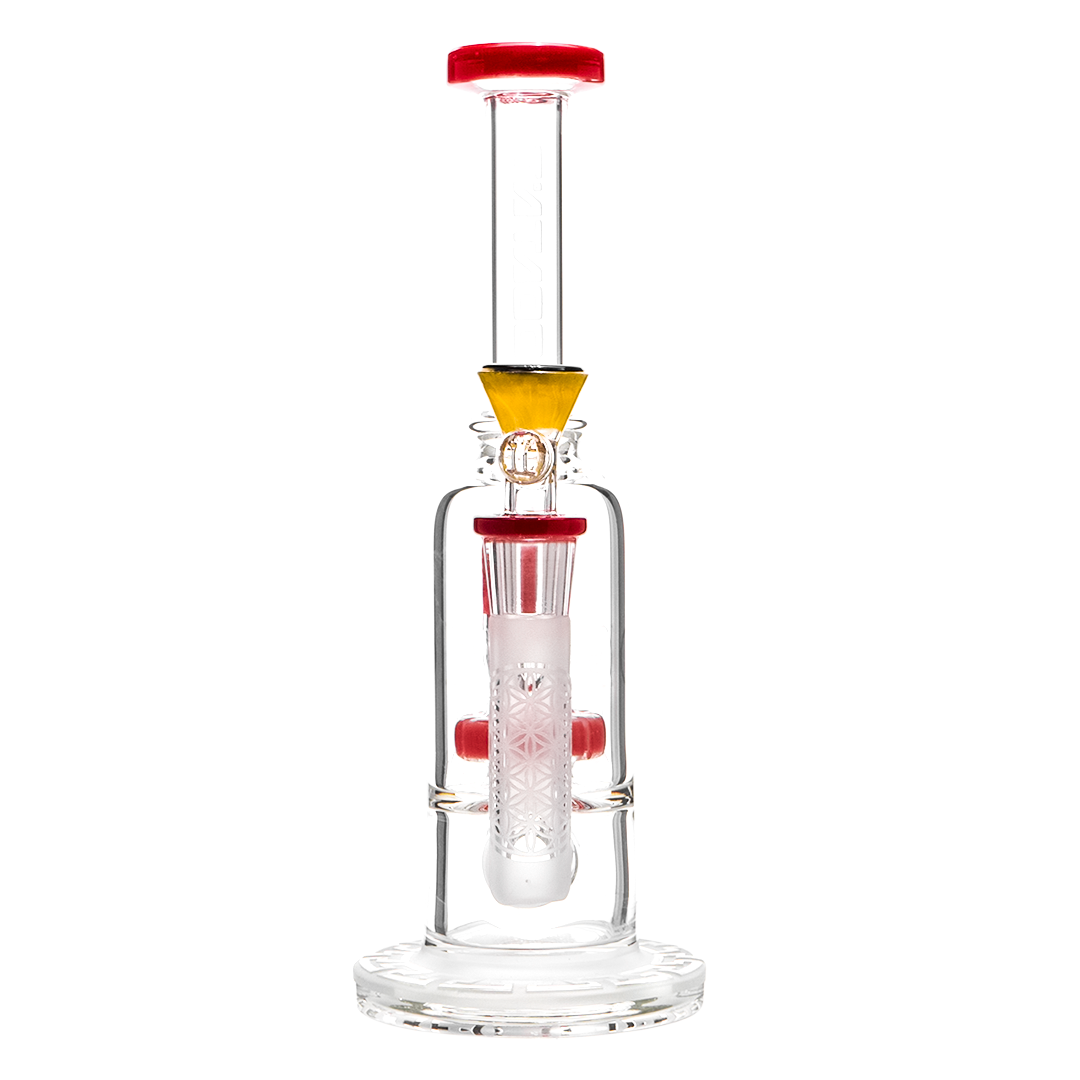 Hi-Lyfe Straight Tube Capsule in Clear, Teal, and Yellow