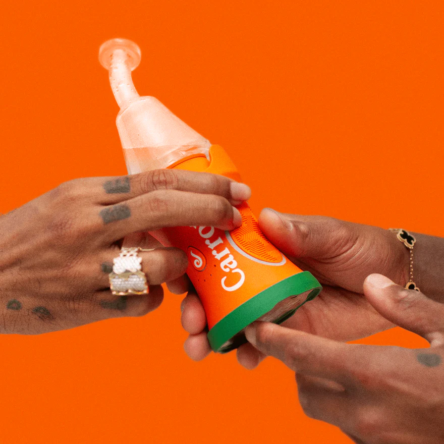 Boost EVO Carrot Edition Vaporizer with Quartz to Glass Vapor Pathway