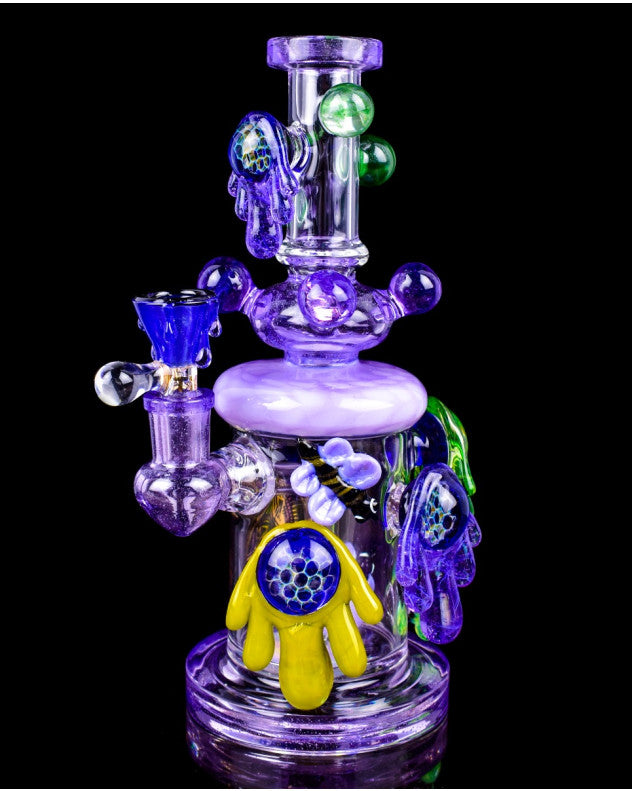 Beehive Tattoo Glass 10