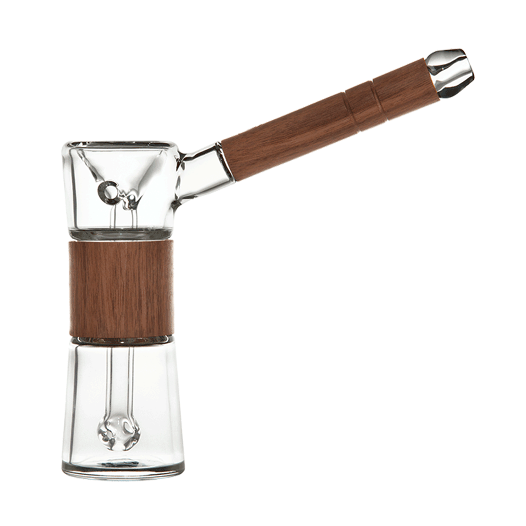 Marley Natural Hand Pipe made of Black Walnut Wood and Glass