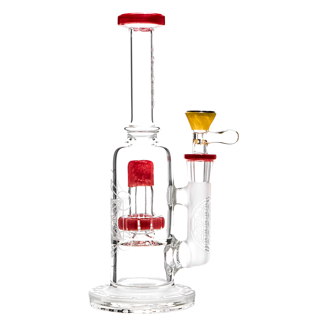 Hi-Lyfe Straight Tube Capsule in Clear, Teal, and Yellow