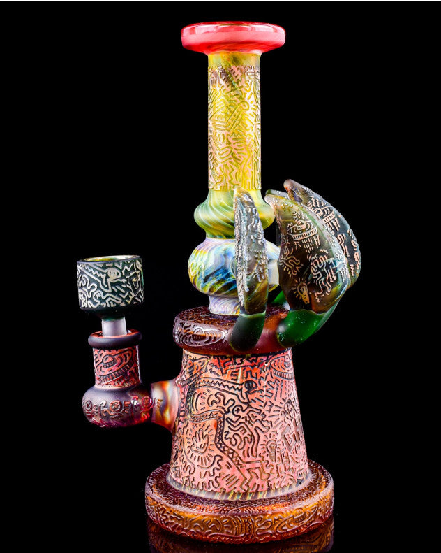 Triassic Tokes Velociraptor Bong