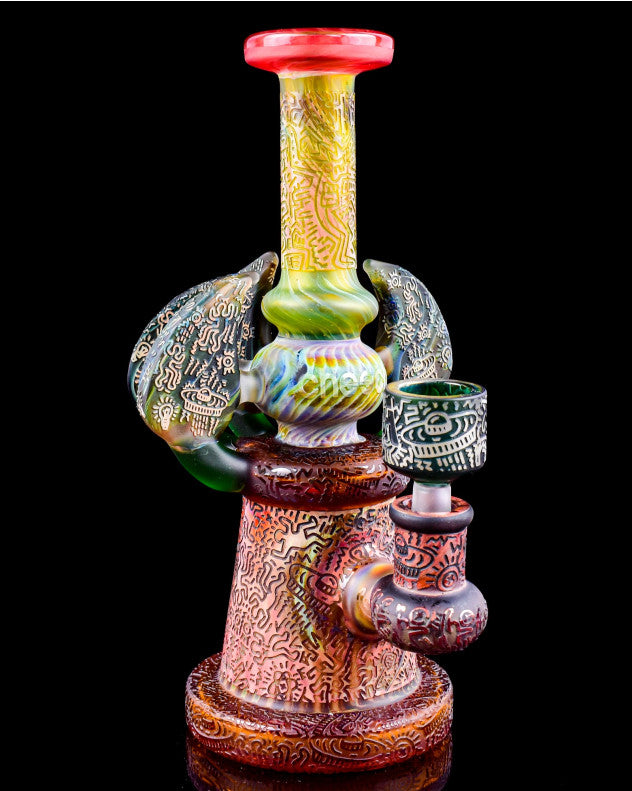 Triassic Tokes Velociraptor Bong