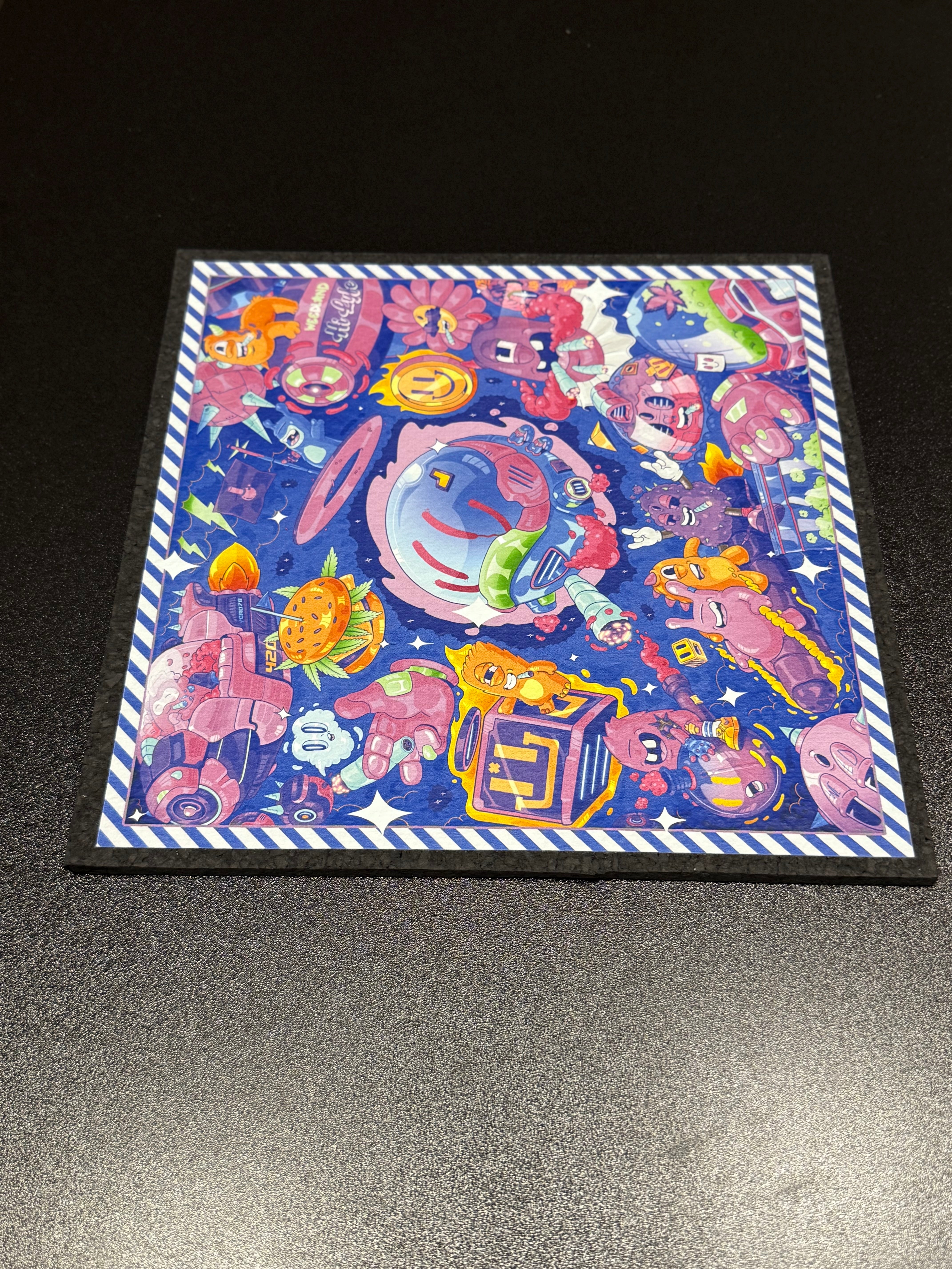 Riding High Through The Galaxy Dab Mat