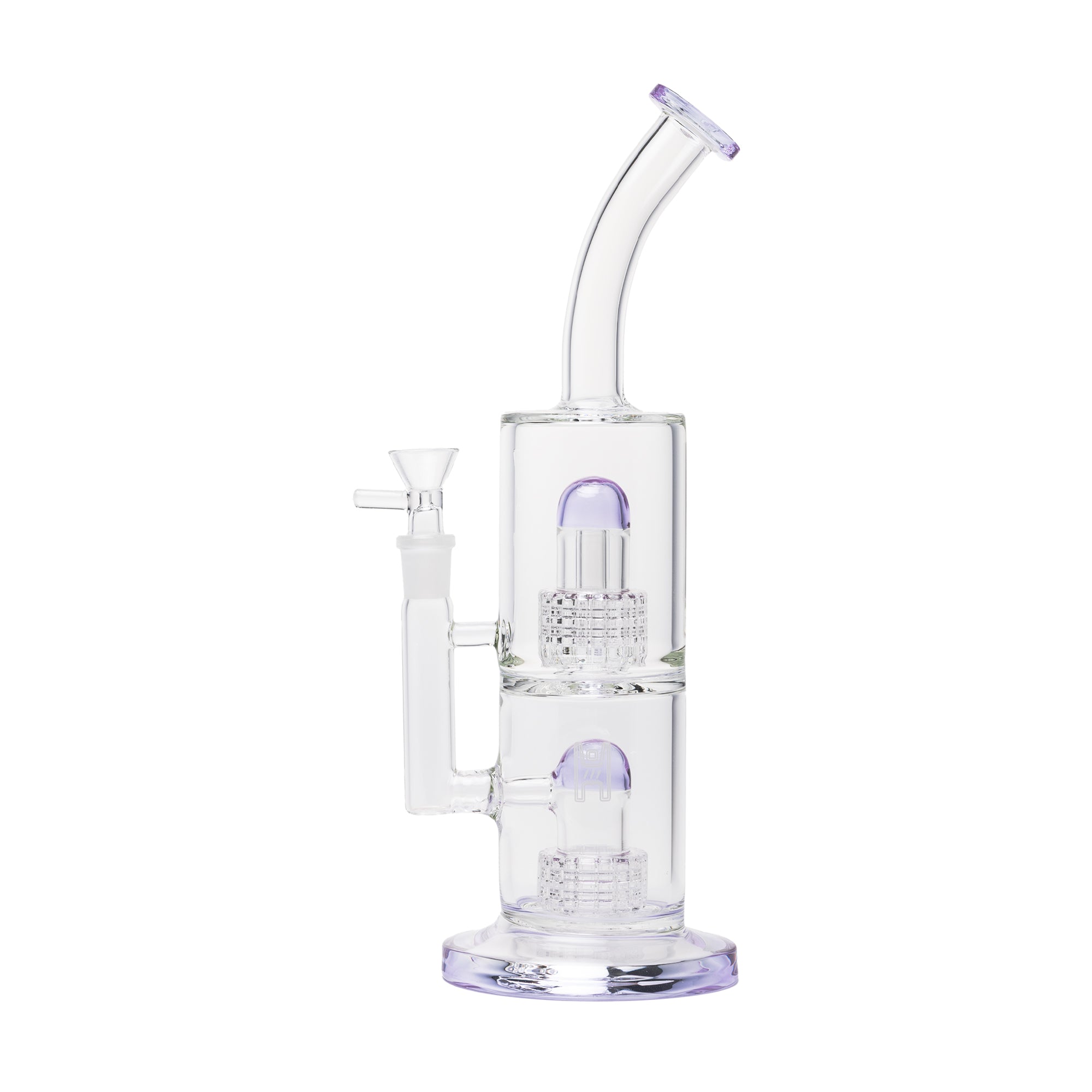 Hi-Lyfe Morpheus Bong – Scientific Glass Water Pipe with Matrix Design