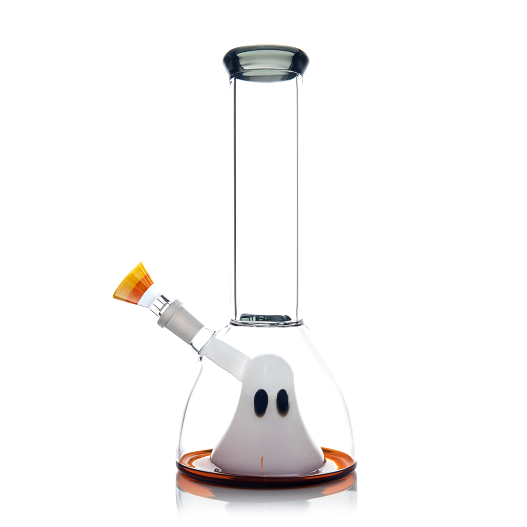 Boo-ng ghost-shaped glass water pipe by Hi-Lyfe